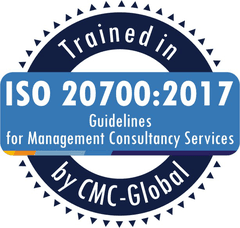 Trained in ISO 20700:2017 by CMC-Global