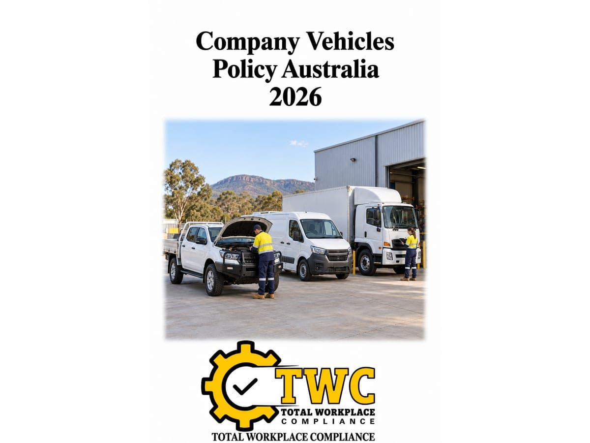 Company Vehicles Policy Australia