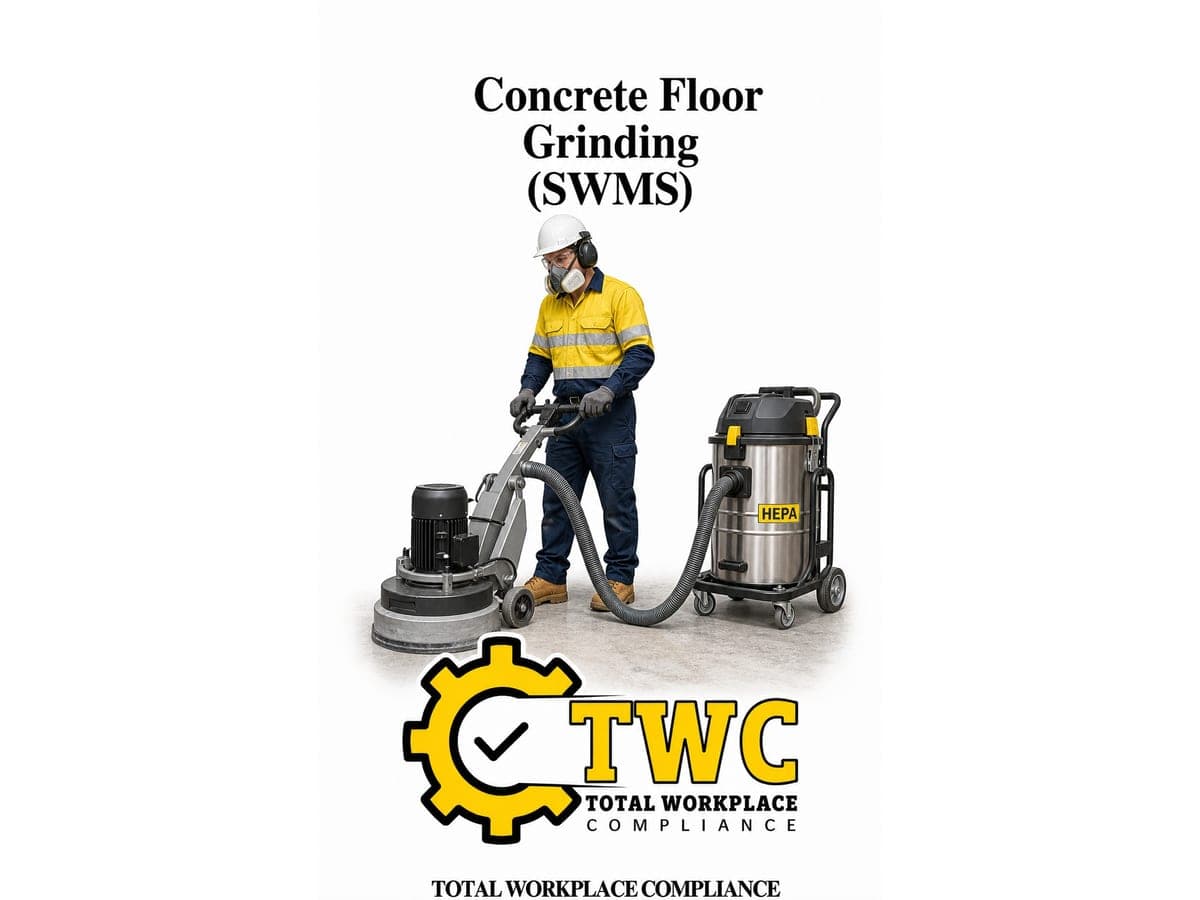 Concrete Floor Grinding Template (SWMS)