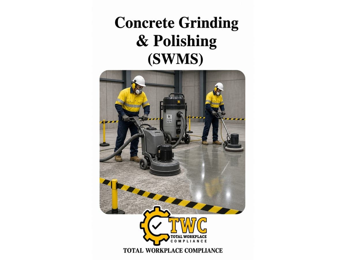 Concrete Grinding & Polishing Template SWMS