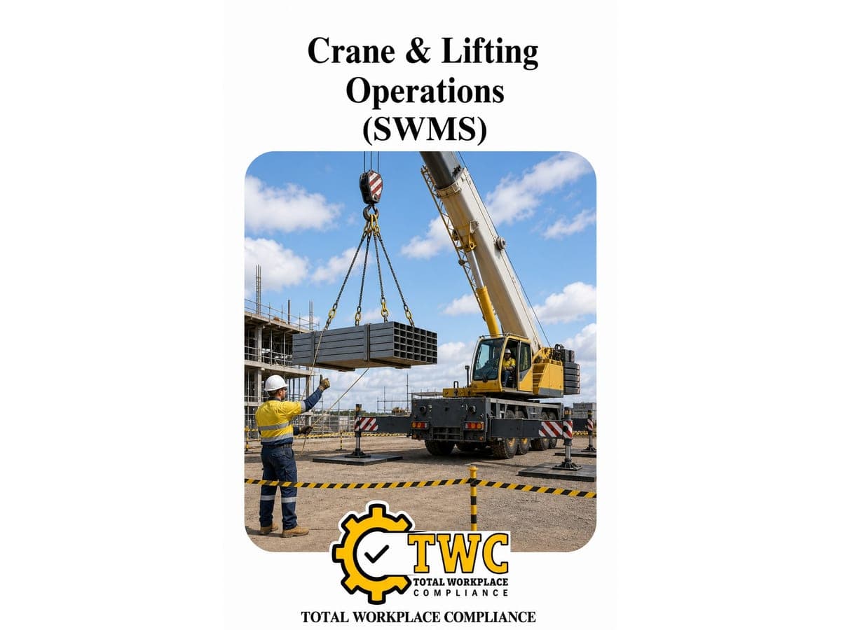 Crane & Lifting Operations Template SWMS