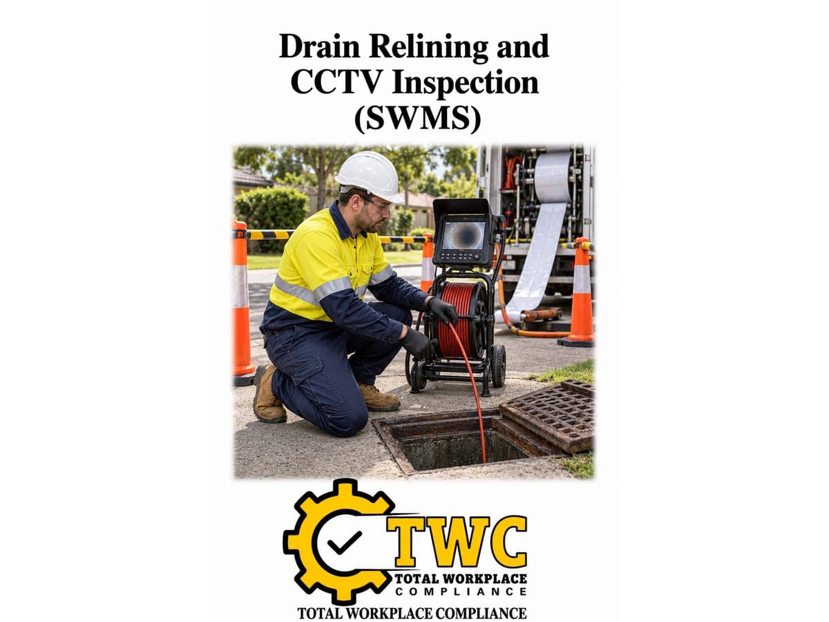 Drain Relining and CCTV Inspection Template (SWMS)