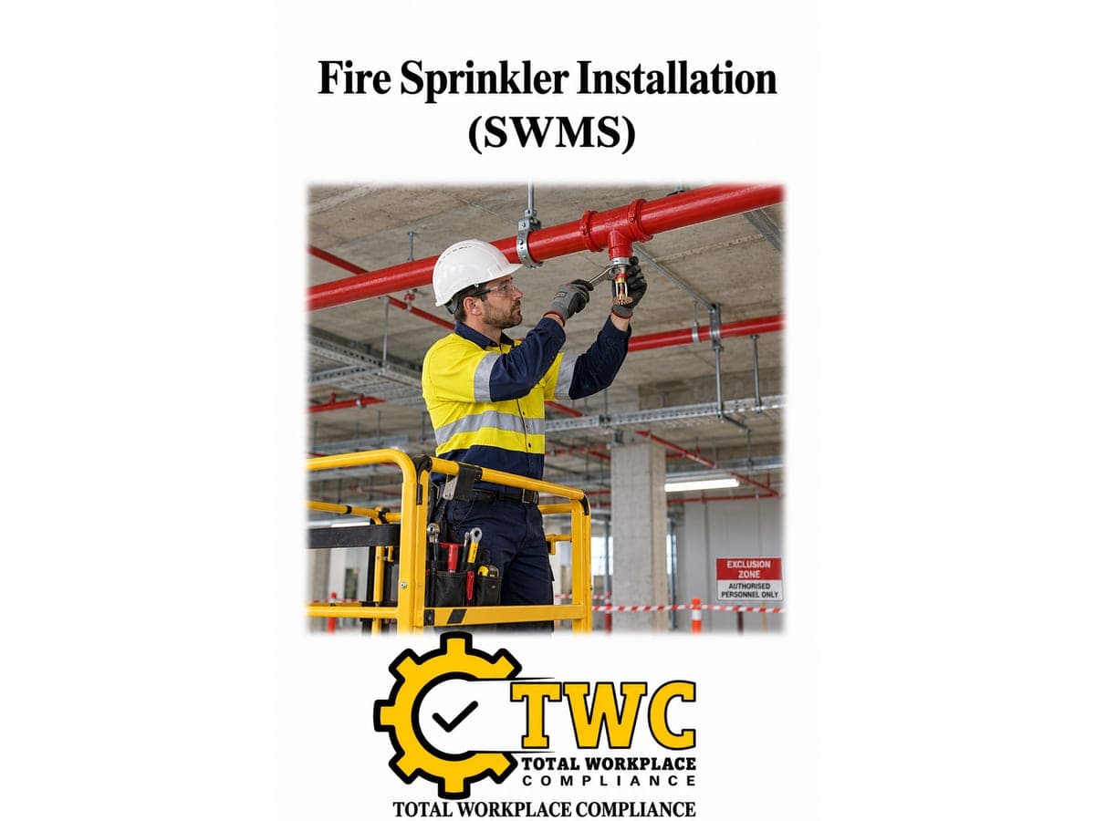 Fire Sprinkler Installation Template (SWMS)
