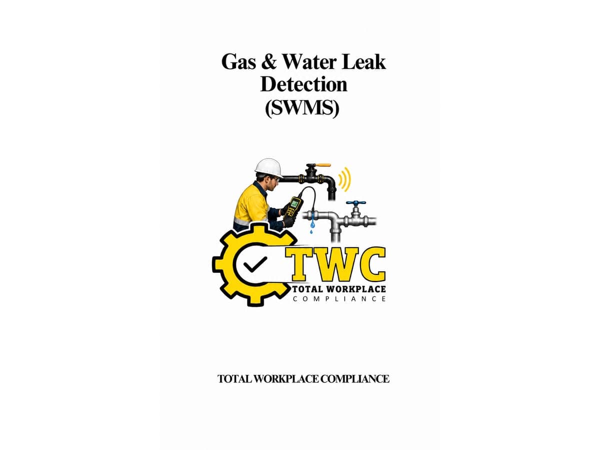 Gas Water and Leak Detection Template (SWMS)