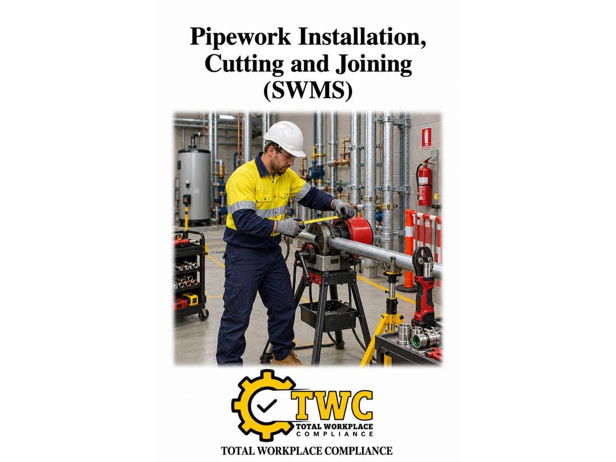Pipework Installation Cutting and Joining Template (SWMS)