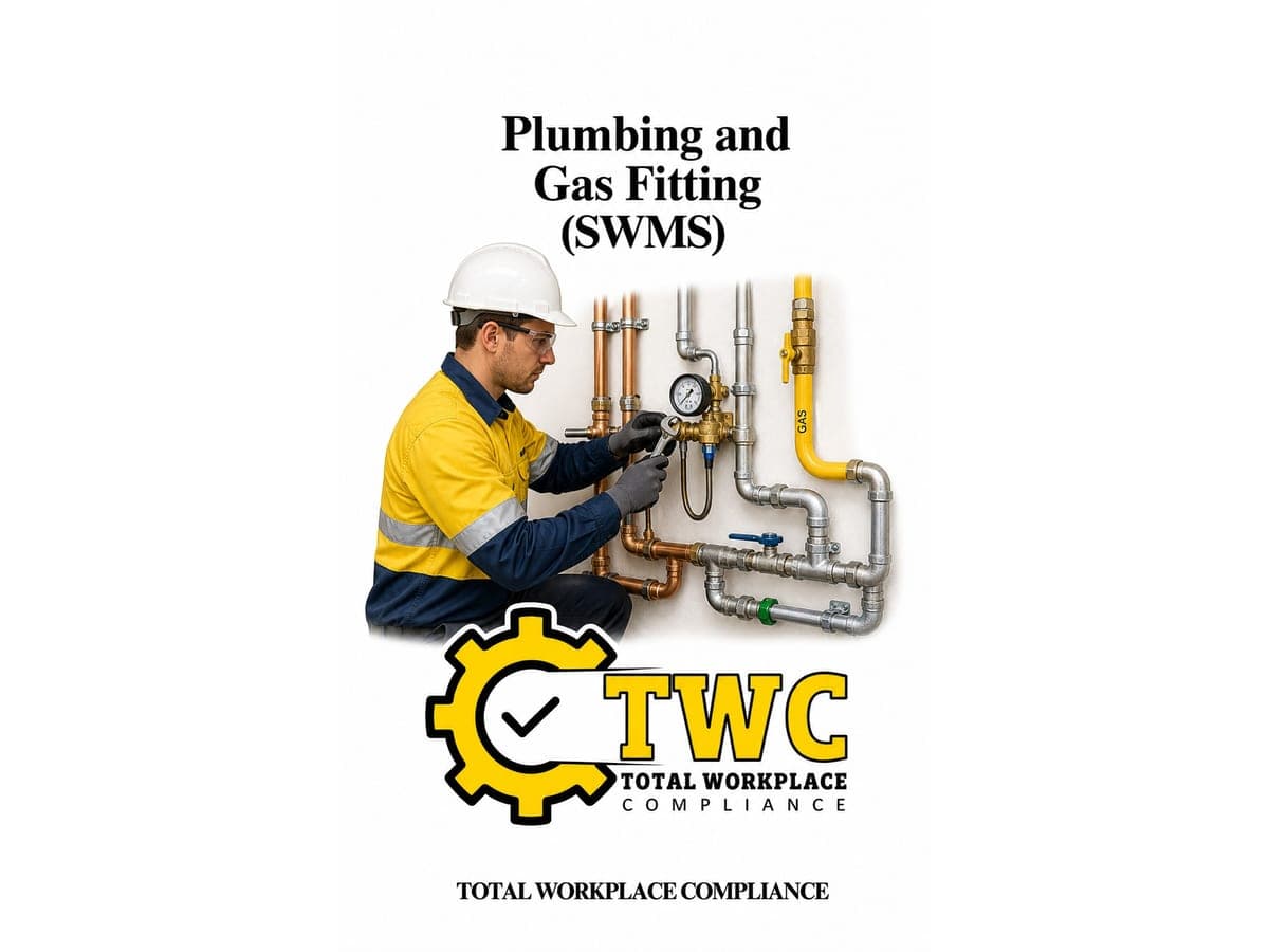 Plumbing Gas Fitting SWMS Template