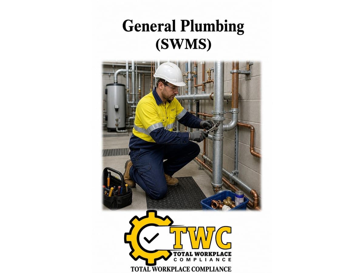 General Plumbing SWMS Template – Safe Work Method Statement