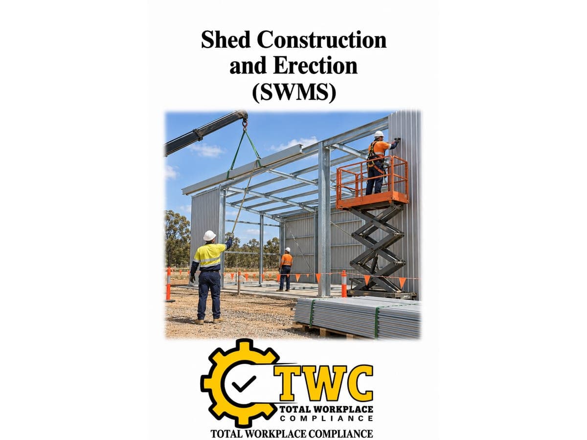 Shed Construction and Erection Template (SWMS)