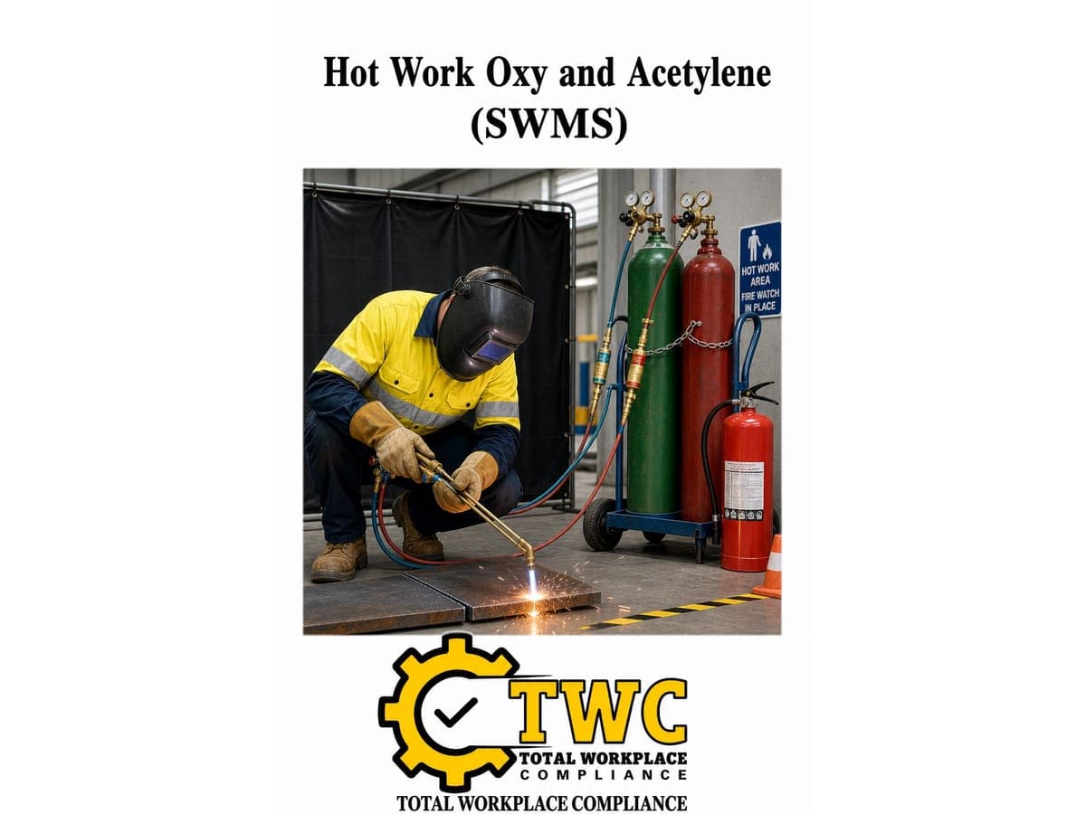 Hot Work Oxy & Acetylene SWMS Template – Safe Work Method Statement