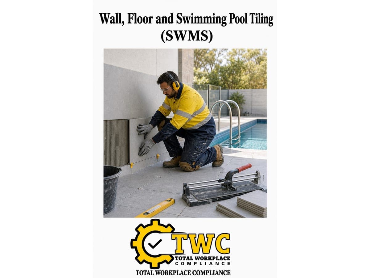 Wall, Floor & Swimming Pool Tiling Template (SWMS)