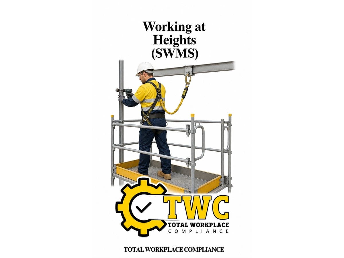 Working at Heights SWMS Template – Safe Work Method Statement