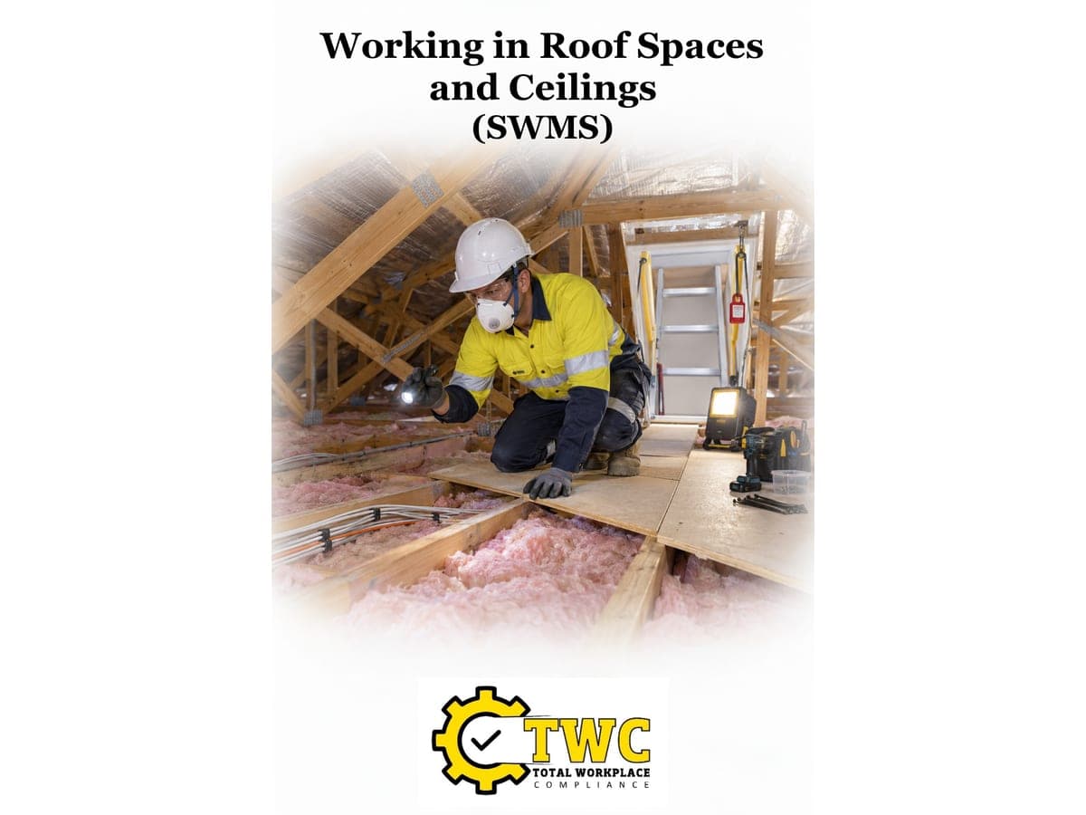 Working in Roof Spaces and Ceilings Template (SWMS)