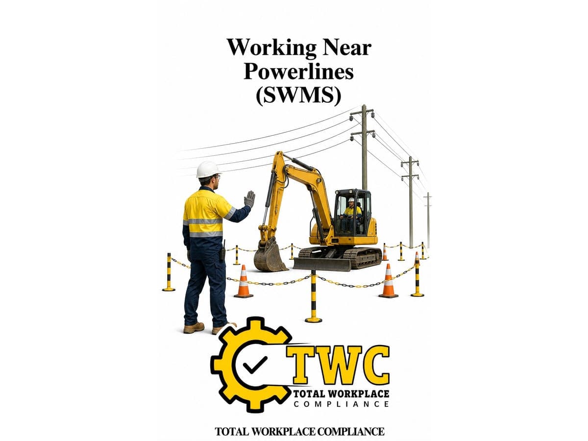 Working Near Overhead Powerlines Template (SWMS)
